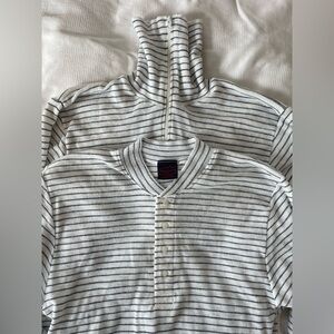 Vintage Patagonia Made in Japan base layer henley half-zip set